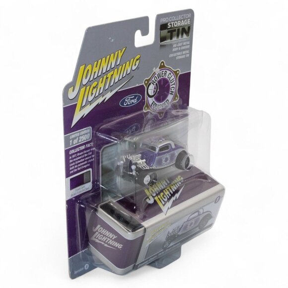 Johnny Lightning Pro Collector Storage Tin 1934 Ford Coupe Die-Cast Limited Edit - Picture 5 of 6